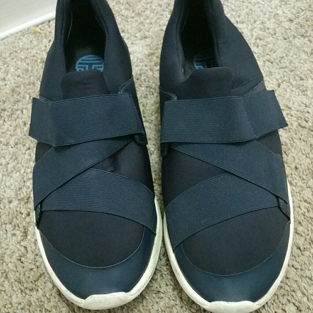 Tory Burch Navy Blue Sneakers Size 8